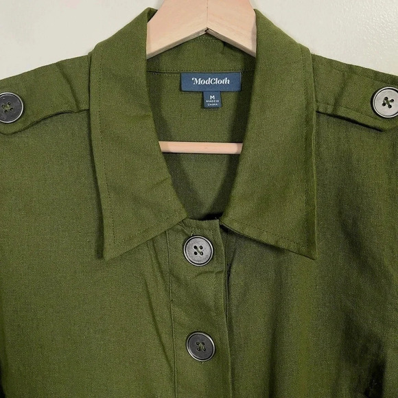 MODCLOTH | CASUAL LINEN BLEND DRESS - Picture 8 of 12